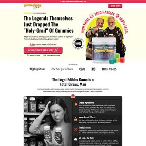 Cheech & Chong landing page by Tierra