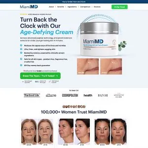 Miami MD landing page by Tierra