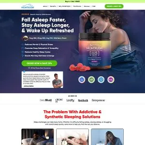 Montkush landing page by Tierra